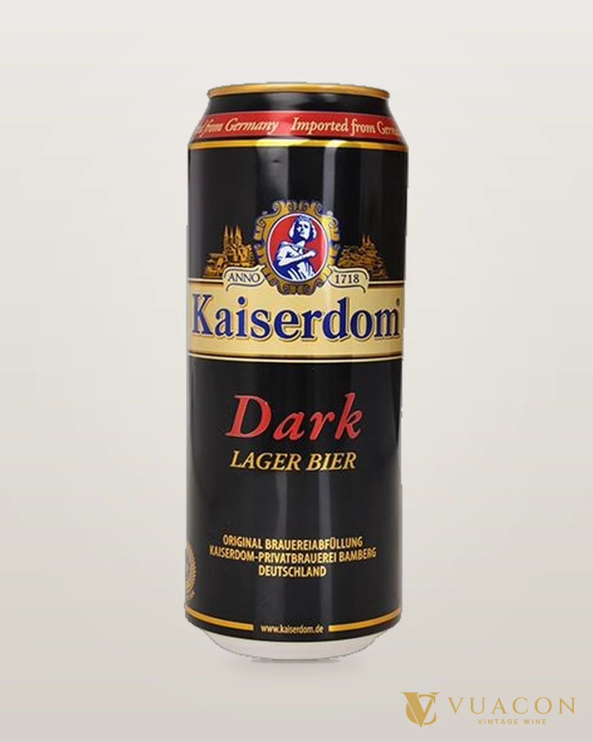 Kaiserdom Dark Lager (lon) – chai chính hãng tại Vua Cồn