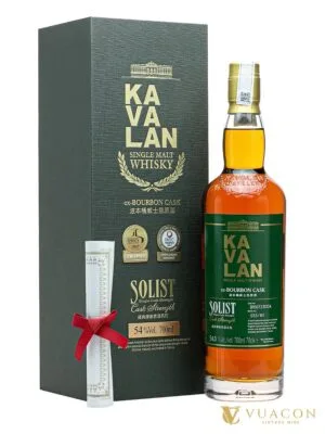 Kavalan Solist ex-Bourbon Cask Single Malt Whisky Đài Loan – cask Strength, 700ml