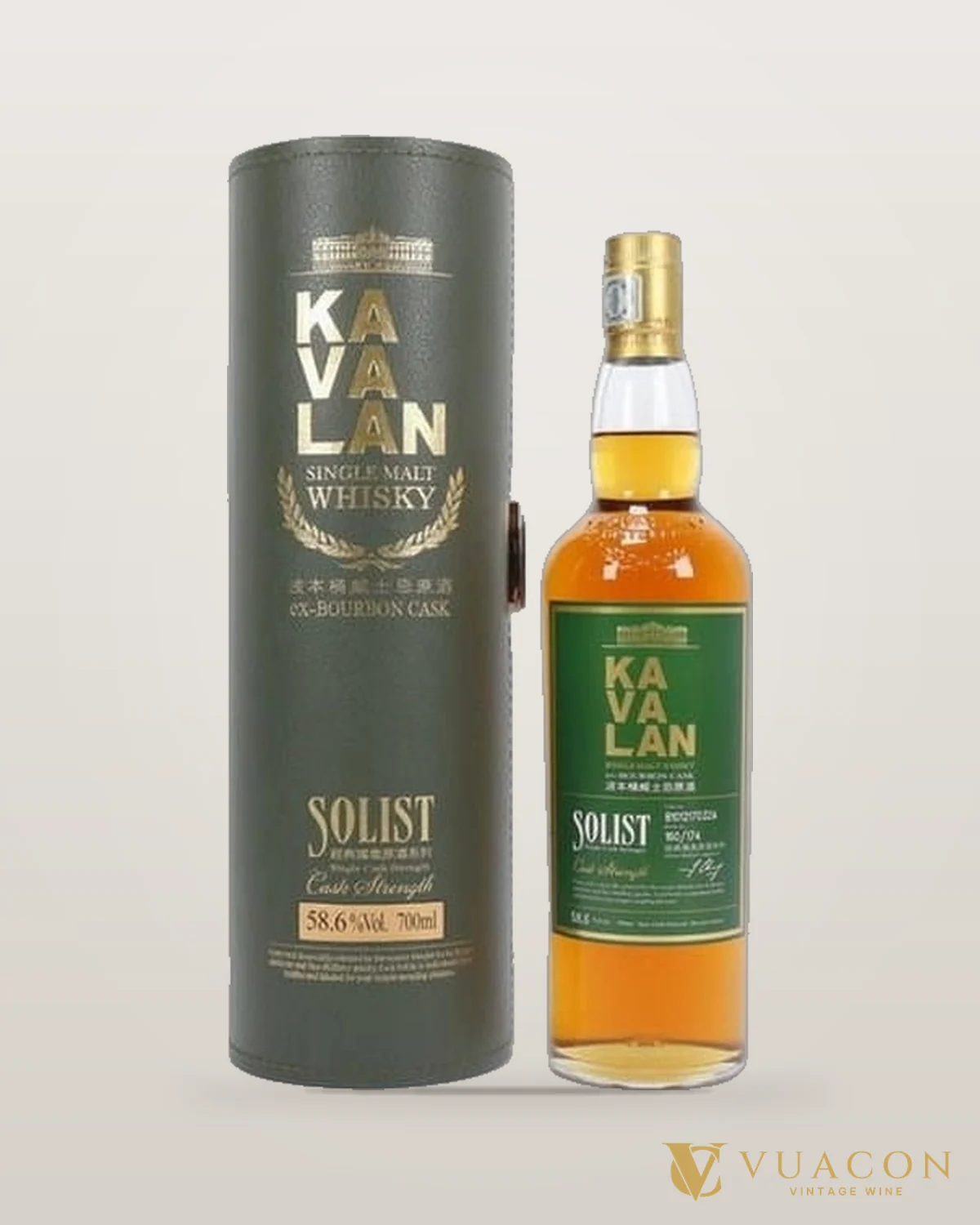 Kavalan Solist Exbourbon Cask – chai chính hãng tại Vua Cồn