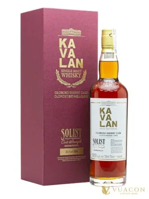 Kavalan Solist Oloroso Sherry Cask Single Malt Whisky Đài Loan – cask Strength, 700ml