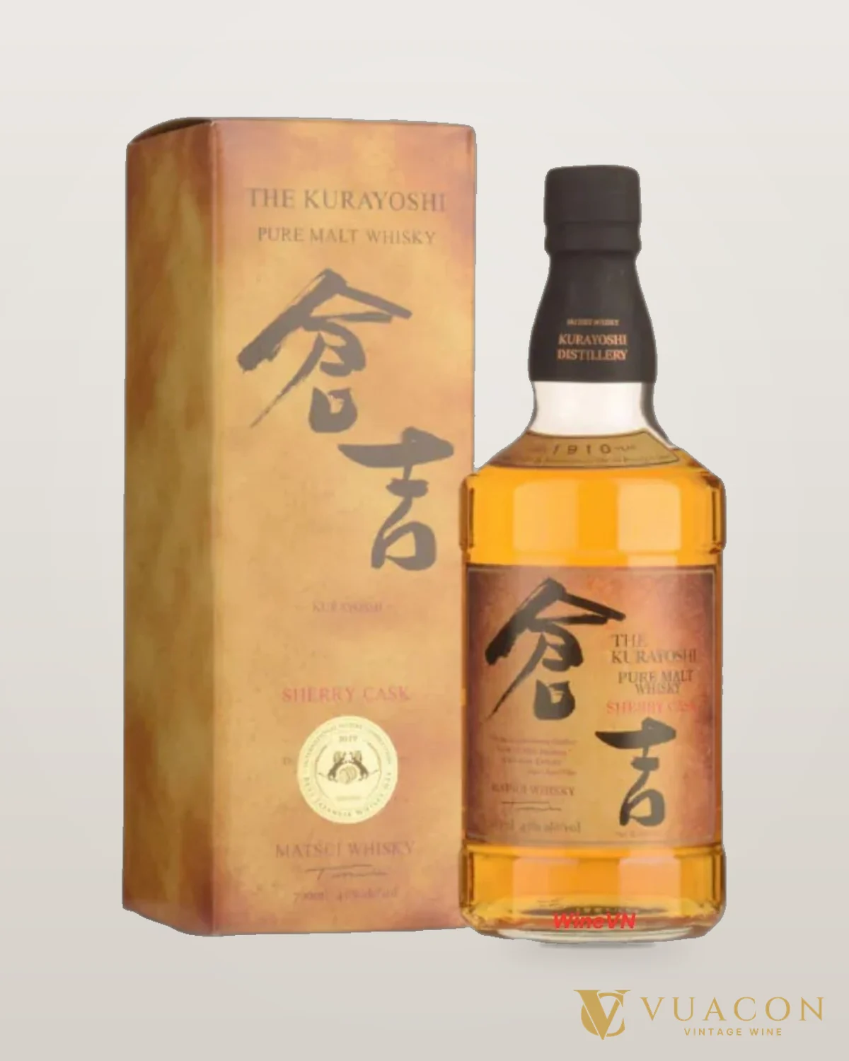 Kurayoshi Sherry Cask Pure Malt – chai chính hãng tại Vua Cồn