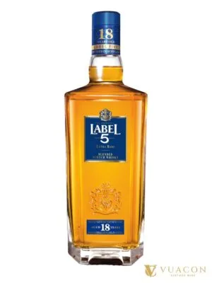Label 5 18 năm – blended Scotch, Scotland, 700ml