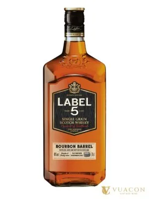 Label 5 Bourbon Barrel – single Grain Scotch, Scotland, 700ml