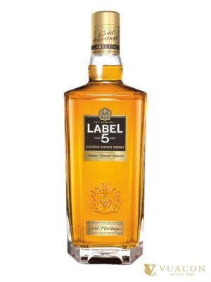 Label 5 Gold Heritage – blended Scotch, Scotland, 700ml
