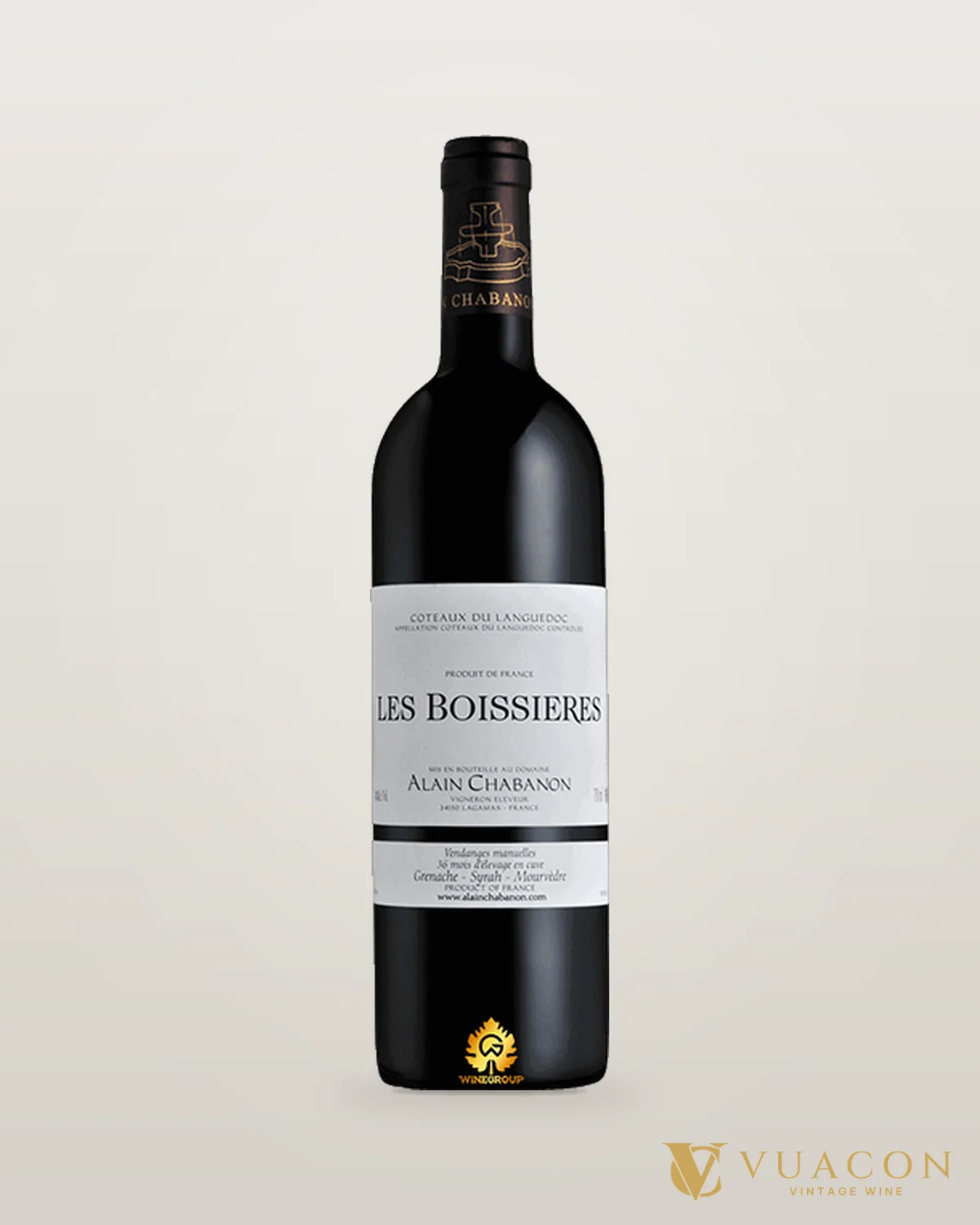 Les Boissieres Alain Chabanon – chai chính hãng tại Vua Cồn