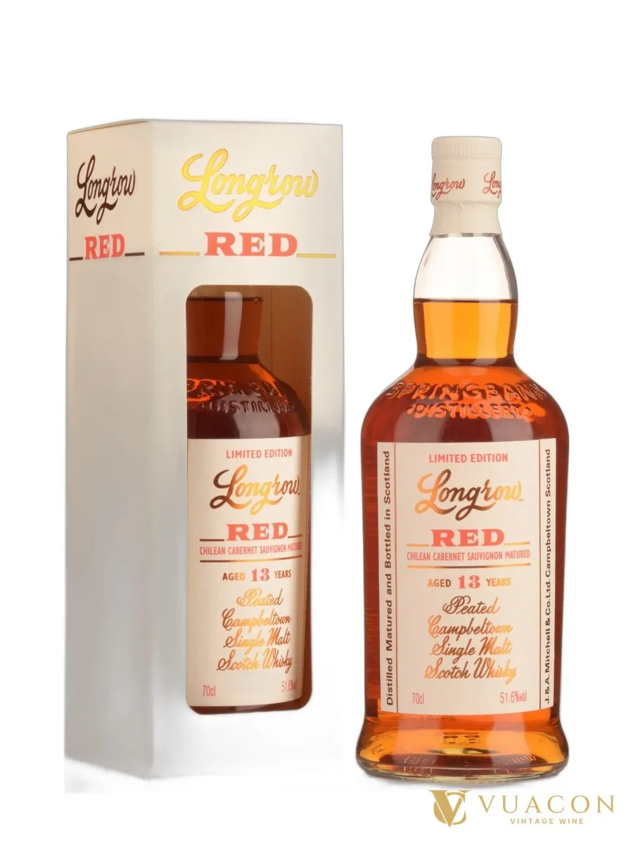 Longrow Red 13 năm – cask Strength, Campbeltown, Scotland, 700ml
