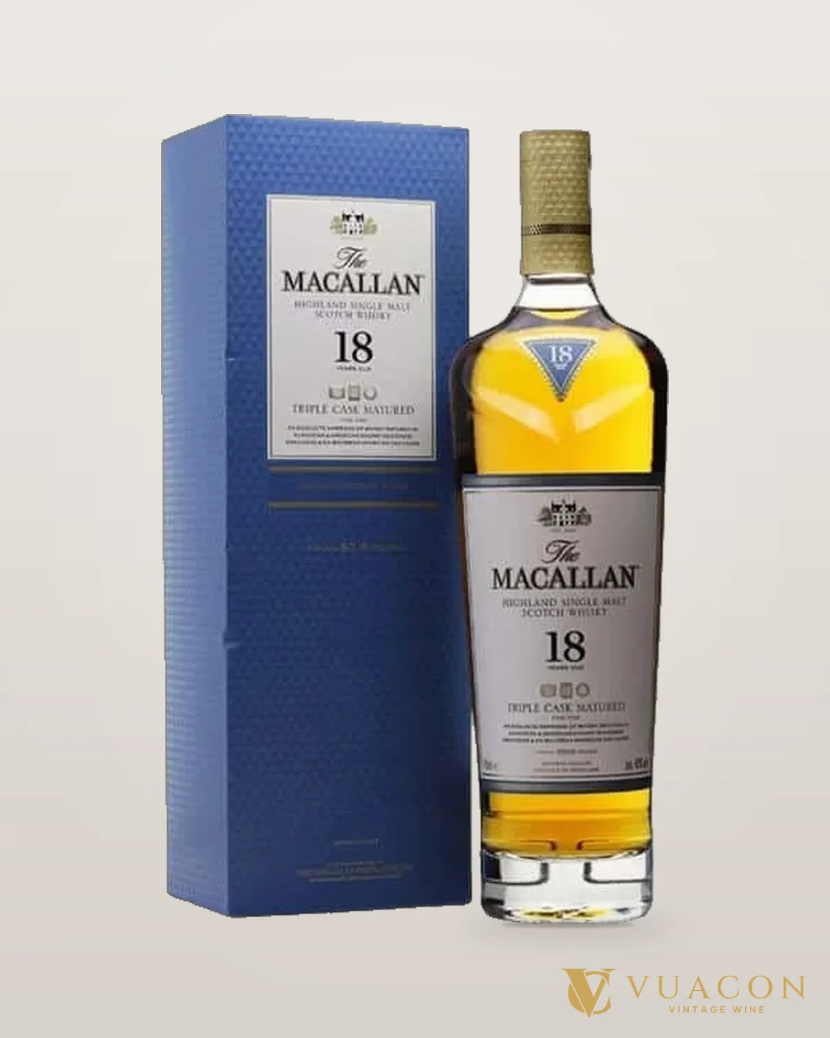 Macallan 18 Triple Cask Matured – chai chính hãng tại Vua Cồn
