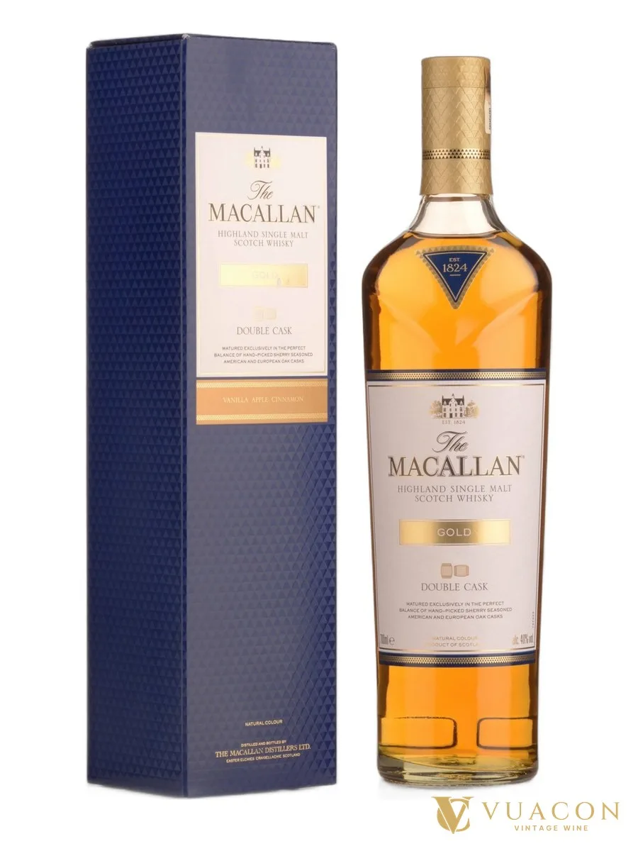 Macallan Double Cask Gold – single Malt Scotch, Speyside, Scotland, 700ml
