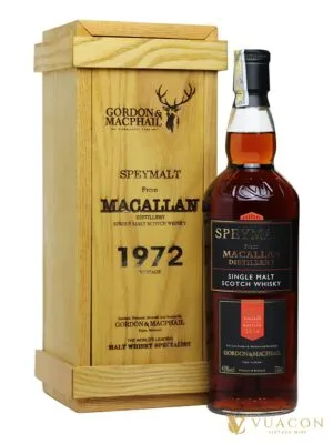 Macallan Speymalt 1972 – 2014 Gordon & MacPhail – single Malt Scotch, Speyside, Scotland, 700ml