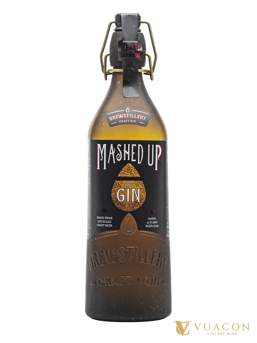 Mashed Up Craft Gin – Heart of Darkness – gin Việt Nam, Việt Nam, 700ml