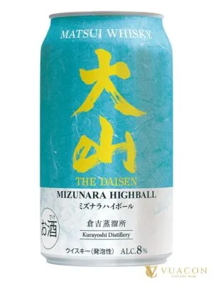 Matsui Highball The Daisen Mizunara lon 350ml – đồ uống pha sẵn, Nhật Bản