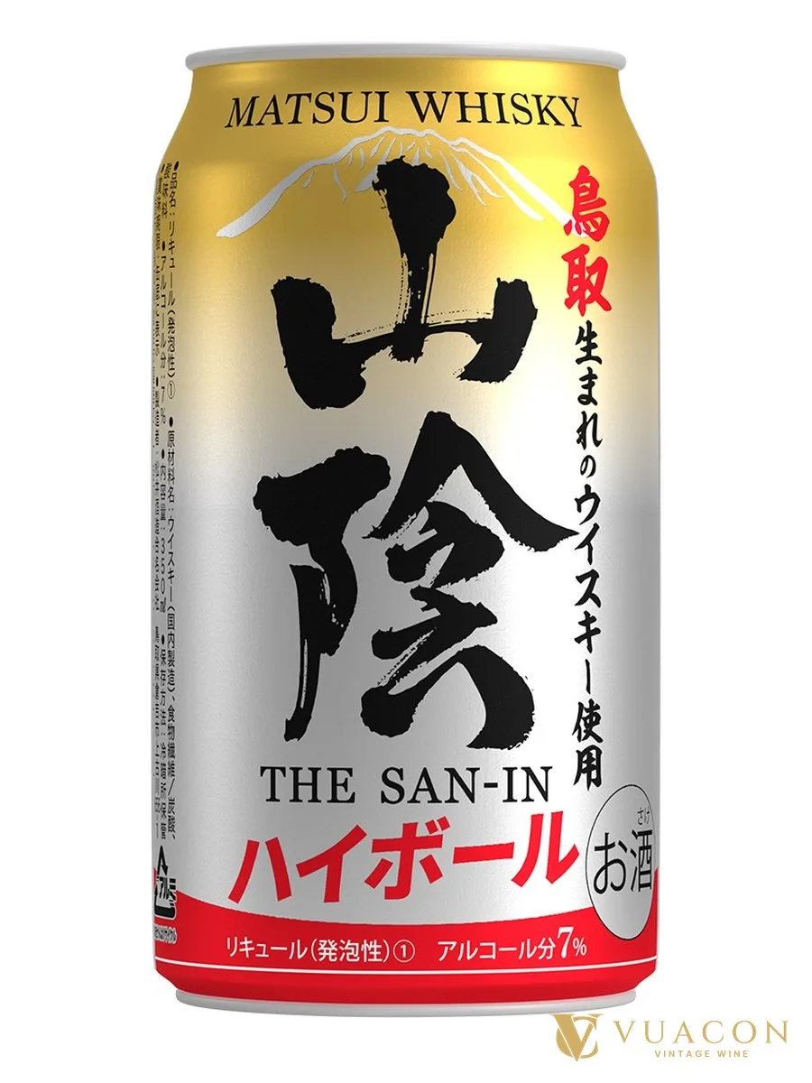 Matsui Highball The San-in lon 350ml – đồ uống pha sẵn, Nhật Bản