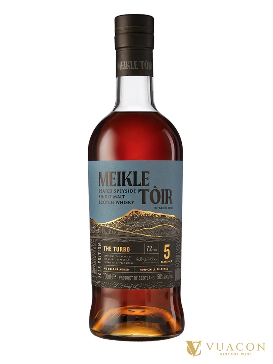 Meikle Toir 5 năm – The Turbo – phiên bản giới hạn, Speyside, Scotland, 700ml