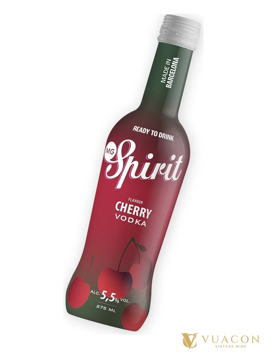 MG Spirit Vodka Cherry 275ml – đồ uống pha sẵn, Tây Ban Nha