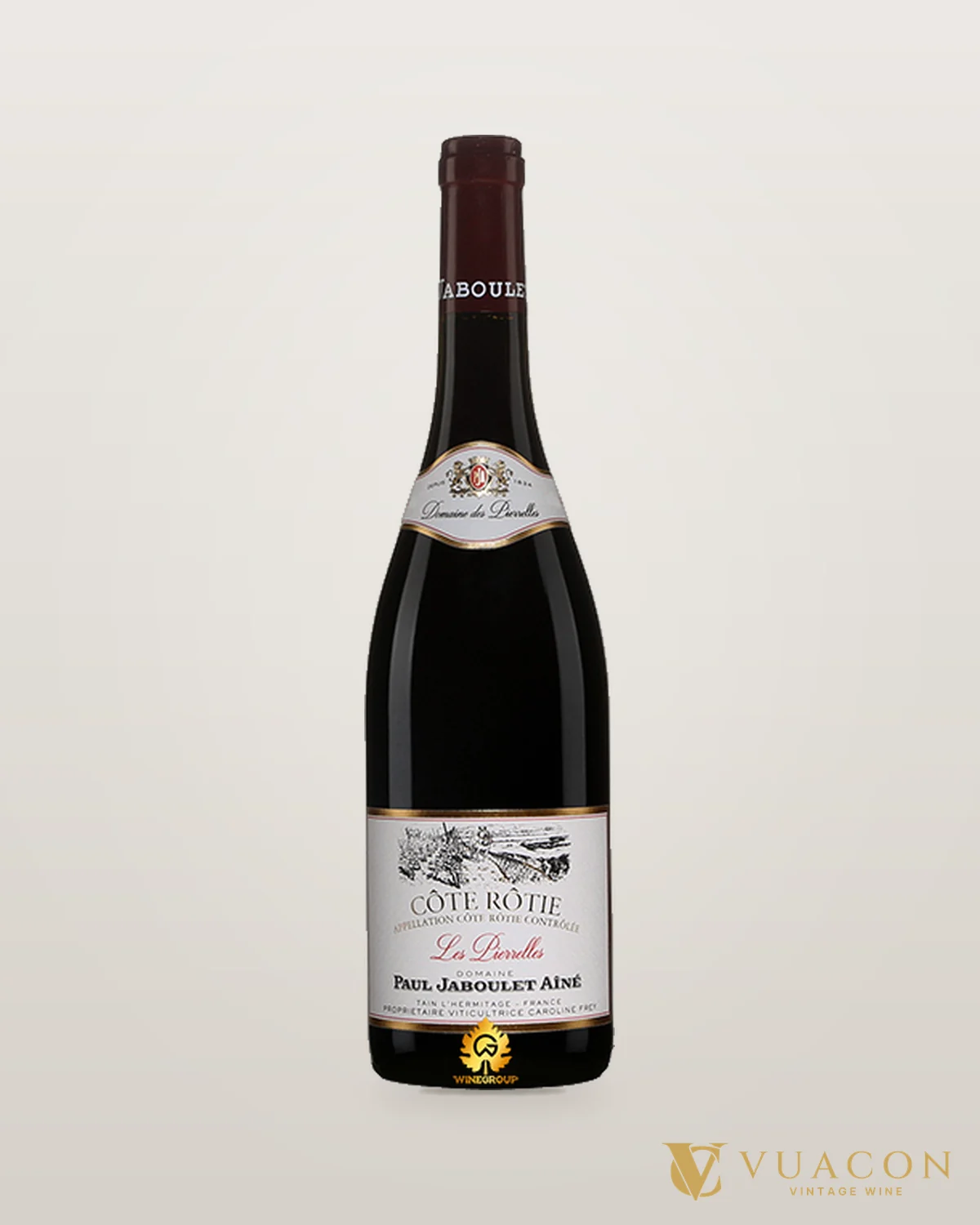 Paul Jaboulet Ainé Côte Rôtie Les Pierrelles – chai chính hãng tại Vua Cồn