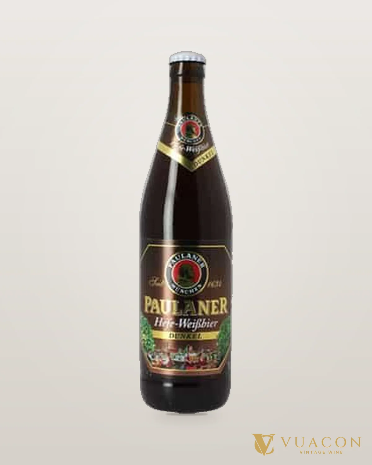 Paulaner Hefe Weissbier Dunkel (chai) – chai chính hãng tại Vua Cồn