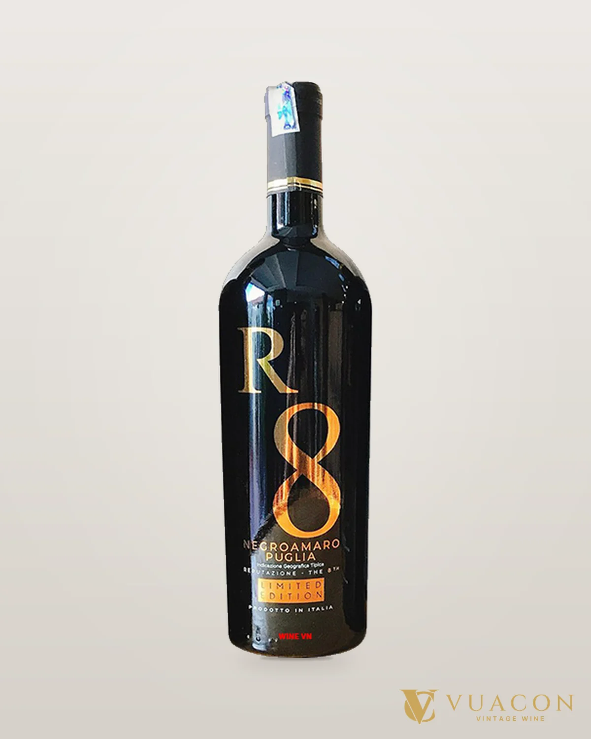 R8 Negroamaro Limited Edition – chai chính hãng tại Vua Cồn