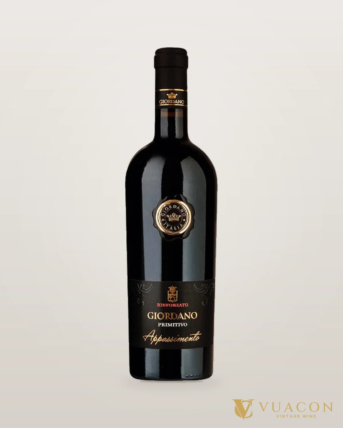Rinforzato Giordano Appassimento Primitivo – chai chính hãng tại Vua Cồn