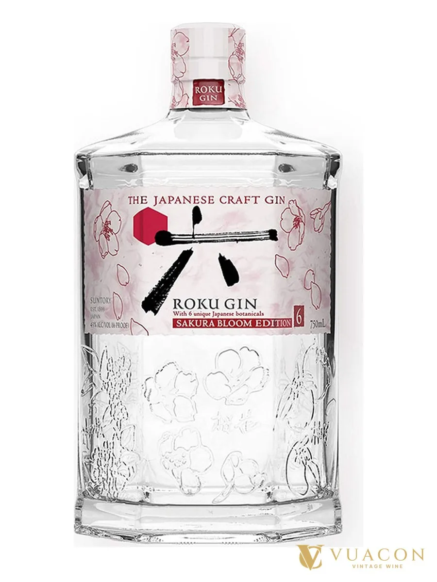 Roku Gin Sakura Bloom Edition – Nhật Bản, 700ml