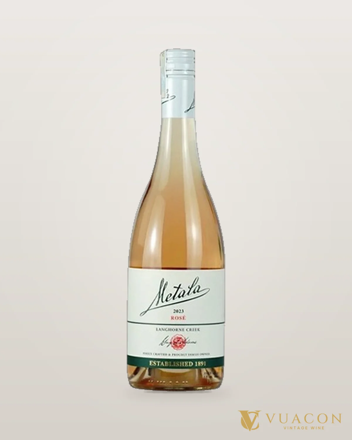 Rosé Metala – chai chính hãng tại Vua Cồn