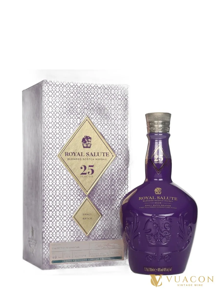 Royal Salute 25 năm – PX Cask Finish – blended Scotch, Scotland, 700ml