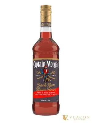 Rum Captain Morgan Dark 750ml – dark Rum