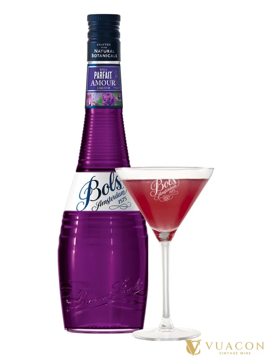 Rượu Bols Parfait Amour 700ml – liqueur, Hà Lan