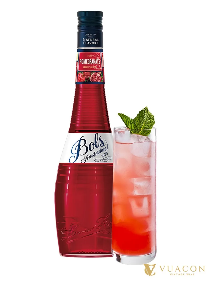 Rượu Bols Pomegranate 700ml – rượu mùi trái cây, Hà Lan