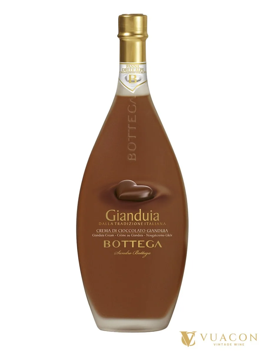 Rượu Bottega Gianduia 500ml – rượu kem, Ý