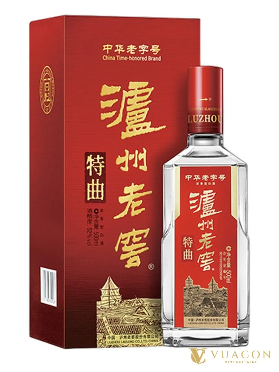 Rượu Lô Châu Lão Diếu Đặc Khúc 52 độ 500ml – bạch tửu, Trung Quốc