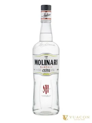 Rượu Molinari Sambuca Extra 1L – rượu mùi thảo mộc, Ý