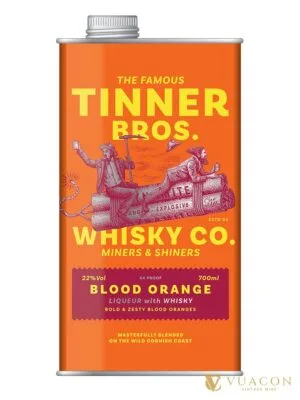 Rượu Tinner Bros Blood Orange Whisky Liqueur – rượu mùi whisky, Anh, 700ml