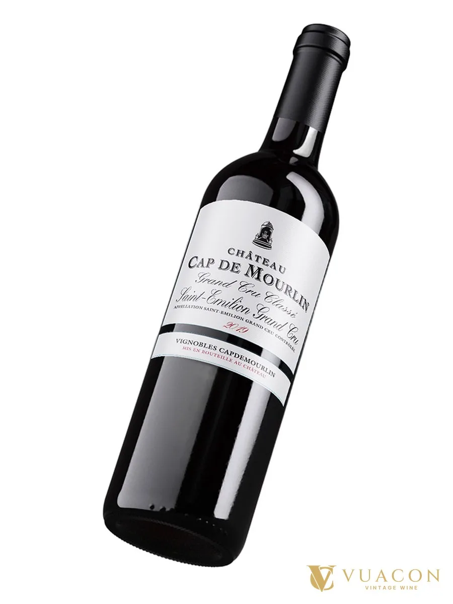 Rượu vang Château Cap de Mourlin Saint-Émilion Grand Cru Classé – Pháp, 750ml