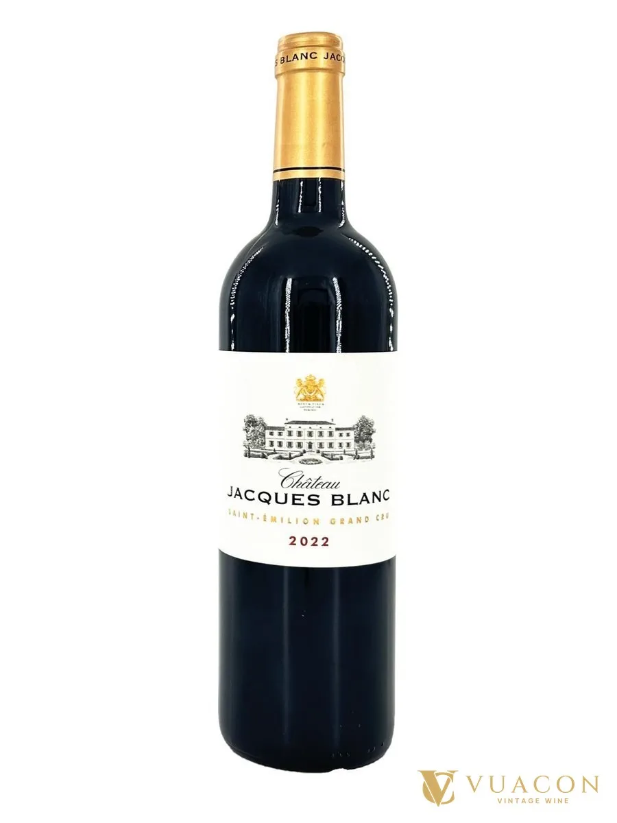 Rượu vang Château Jacques Blanc Saint-Émilion Grand Cru – Pháp, 750ml