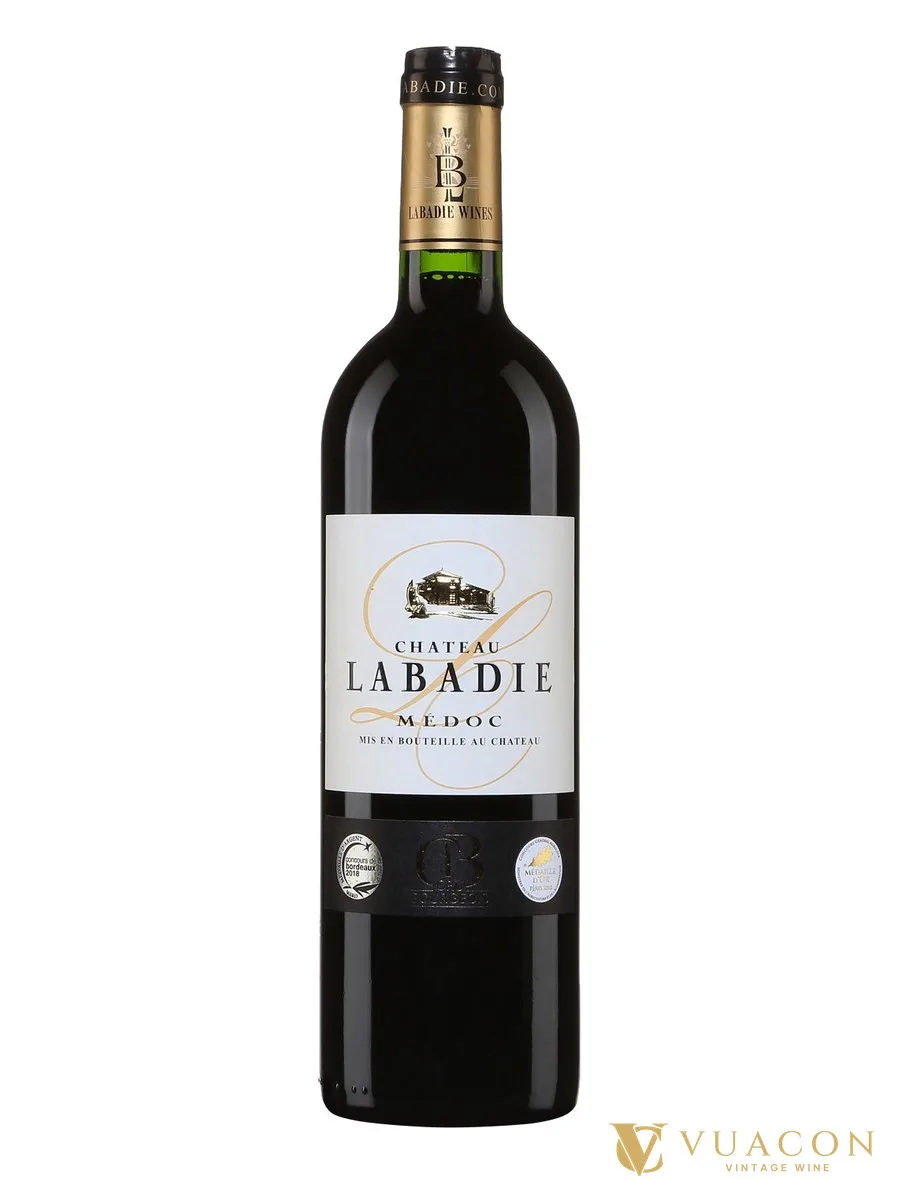 Rượu vang Chateau Labadie Medoc Cru Bourgeois – Médoc, Pháp, 750ml
