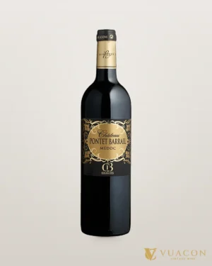 Rượu vang Chateau Pontet Barrail Medoc Cru Bourgeois – chai chính hãng tại Vua Cồn