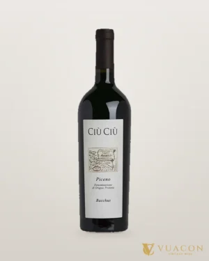 Rượu vang Ciù Ciù Bacchus Rosso Piceno – chai chính hãng tại Vua Cồn