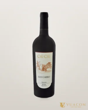 Rượu vang Ciù Ciù San Carro Marche Rosso – chai chính hãng tại Vua Cồn