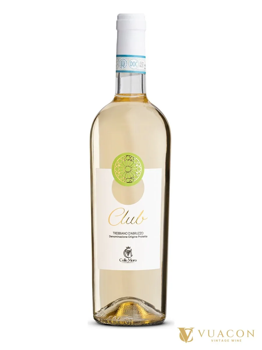 Rượu vang Colle Moro Club Trebbiano d’Abruzzo – Ý, 750ml
