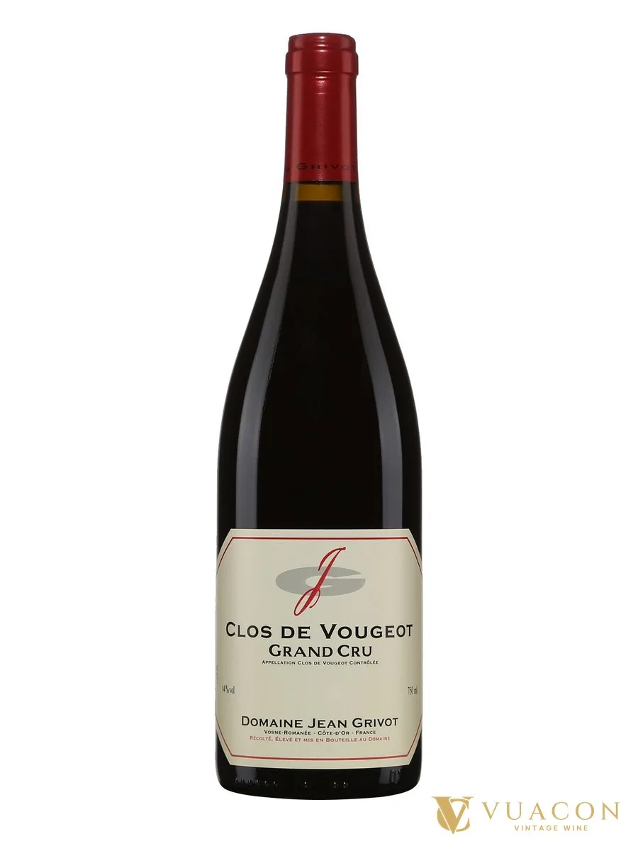Rượu vang Domaine Jean Grivot Clos de Vougeot Grand Cru – Burgundy, Pháp, 750ml