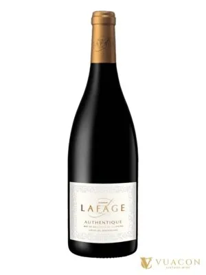 Rượu vang Domaine Lafage Authentique Côtes du Roussillon – Pháp, 750ml