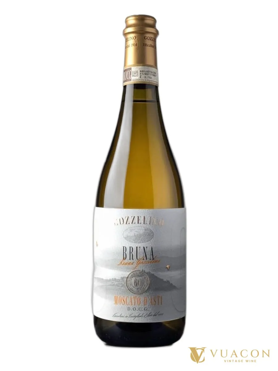 Rượu vang Gozzelino Bruna Moscato d’Asti – Piedmont, Ý, 750ml