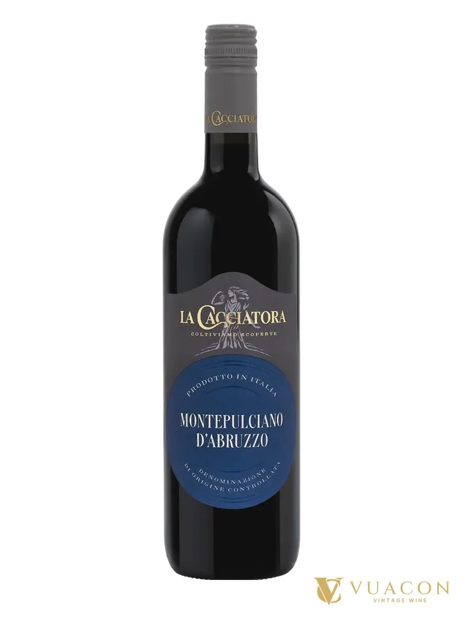 Rượu vang La Cacciatora Montepulciano d’Abruzzo – Ý, 750ml