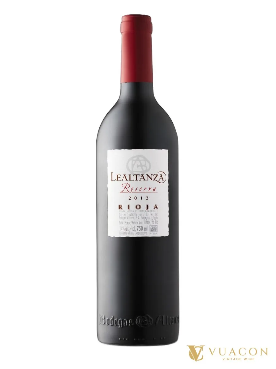 Rượu vang Lealtanza Reserva Rioja – Tây Ban Nha, 750ml
