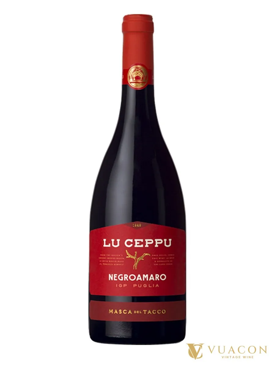 Rượu vang Masca del Tacco Lu Ceppu Negroamaro – Puglia, Ý, 750ml