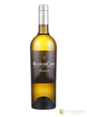 Rượu vang Mouton Cadet Réserve Bordeaux Blanc – Pháp, 750ml