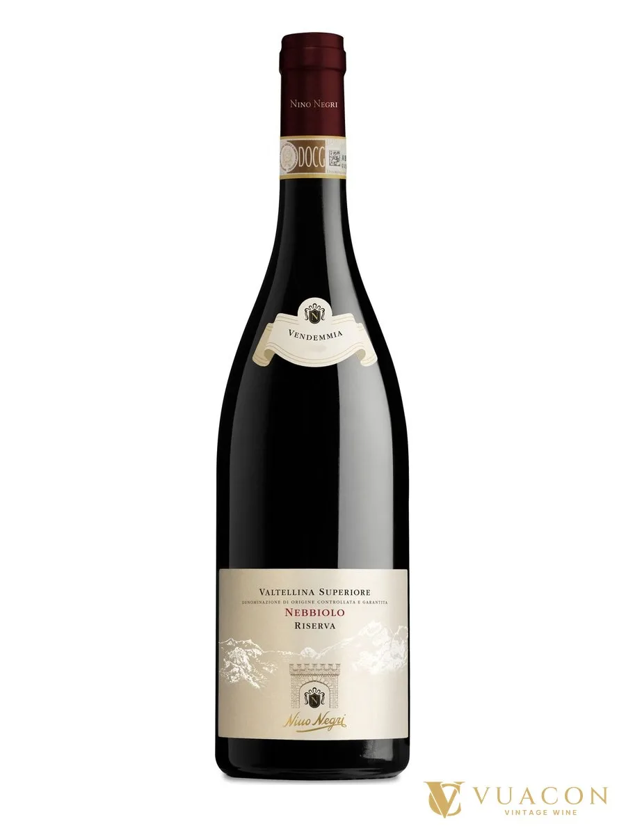 Rượu vang Nino Negri Valtellina Superiore Riserva – Lombardy, Ý, 750ml