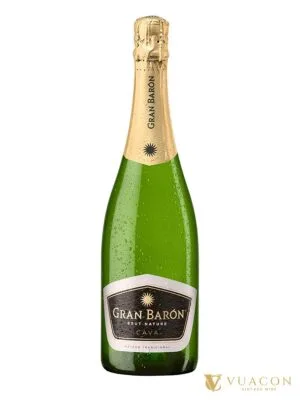 Rượu vang nổ Gran Barón Brut Nature Cava – Tây Ban Nha, 750ml