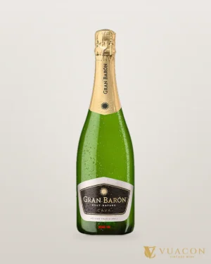Rượu vang nổ Gran Barón Brut Nature Cava – chai chính hãng tại Vua Cồn