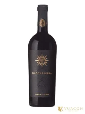 Rượu vang Poggio le Volpi Baccarossa Lazio Rosso – Ý, 750ml